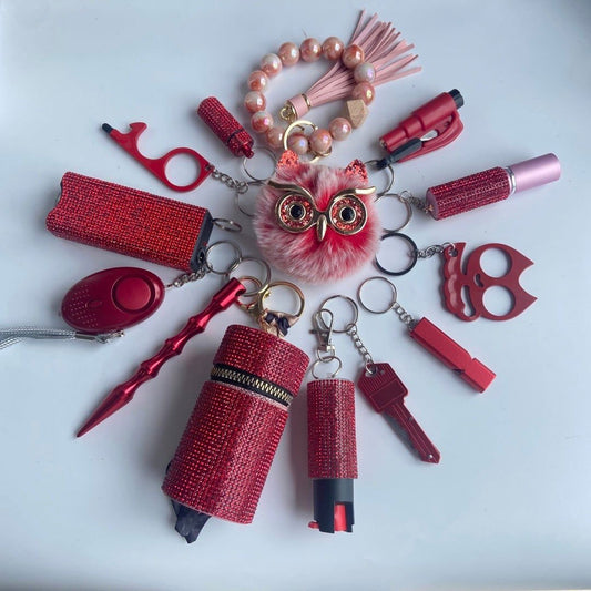 LovelyRLovely LovelyRLovely Red Keychain Set Red Set LovelyRLovely Red Keychain Set