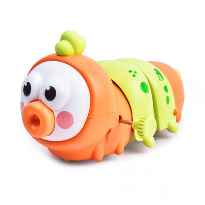 LovelyRLovely LovelyRLovely Retractable Baby Crawling Orange Retractable Caterpillar LovelyRLovely Retractable Baby Crawling Toy