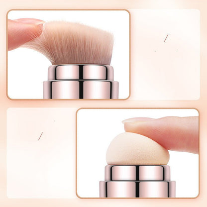 LovelyRLovely LovelyRLovely Retractable Metallic 4-in- LovelyRLovely Retractable Metallic 4-in-1 Multifunctional Makeup Brush