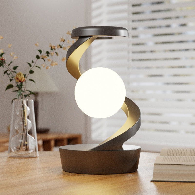 LovelyRLovely LovelyRLovely Rotating Moon Lamp With Wi LovelyRLovely Rotating Moon Lamp With Wireless Charging Sensor