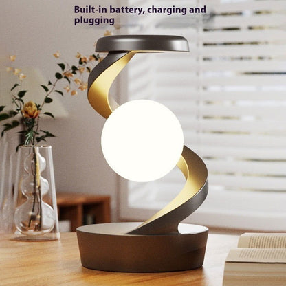 LovelyRLovely LovelyRLovely Rotating Moon Lamp With Wi LovelyRLovely Rotating Moon Lamp With Wireless Charging Sensor