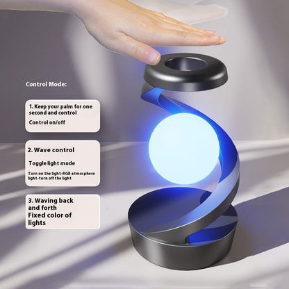 LovelyRLovely LovelyRLovely Rotating Moon Lamp With Wi LovelyRLovely Rotating Moon Lamp With Wireless Charging Sensor