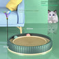 LovelyRLovely LovelyRLovely Round Cat Scratching Board Green and Cat Teaser Stick / XL LovelyRLovely Round Cat Scratching Board