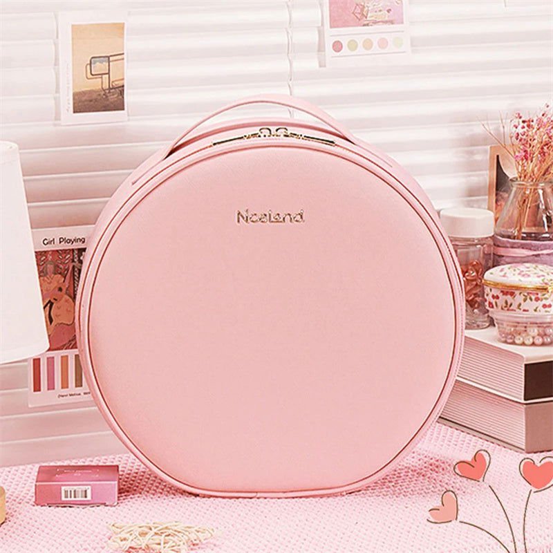 LovelyRLovely LovelyRLovely Round Smart LED Mirror Mak LovelyRLovely Round Smart LED Mirror Makeup Bag