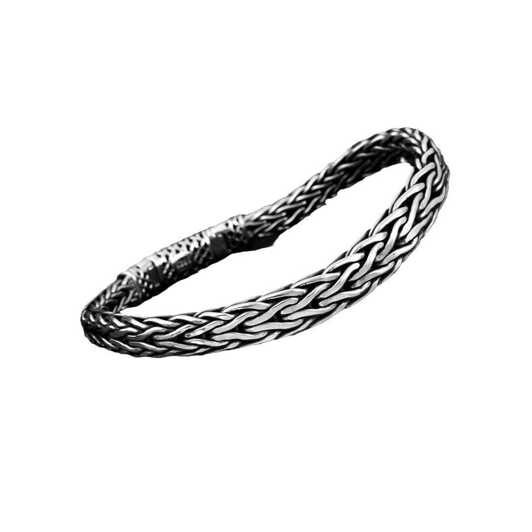 LovelyRLovely LovelyRLovely S925 Sterling Silver Hand 20cm / 925 Silver LovelyRLovely S925 Sterling Silver Hand Weaving Bracelet