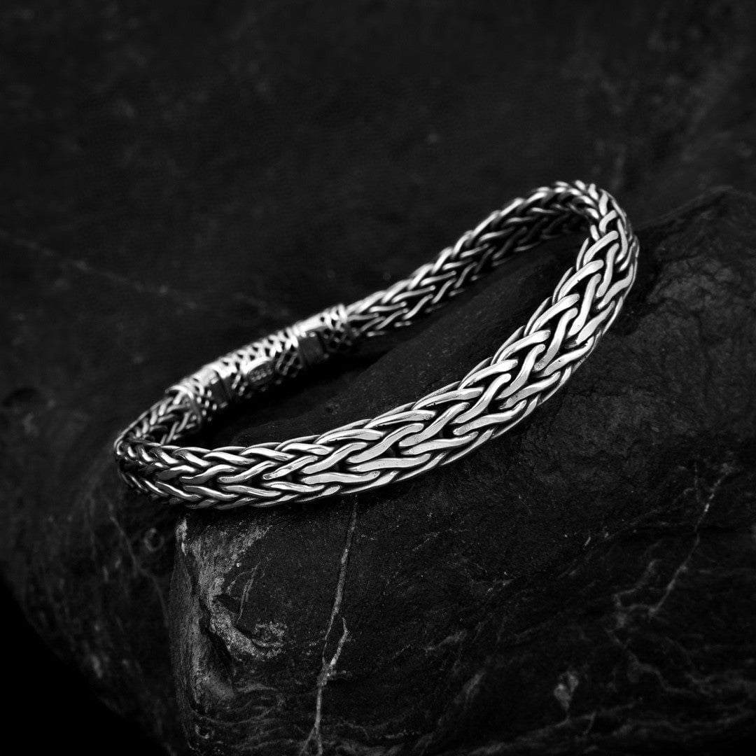 LovelyRLovely LovelyRLovely S925 Sterling Silver Hand 20cm / 925 Silver LovelyRLovely S925 Sterling Silver Hand Weaving Bracelet