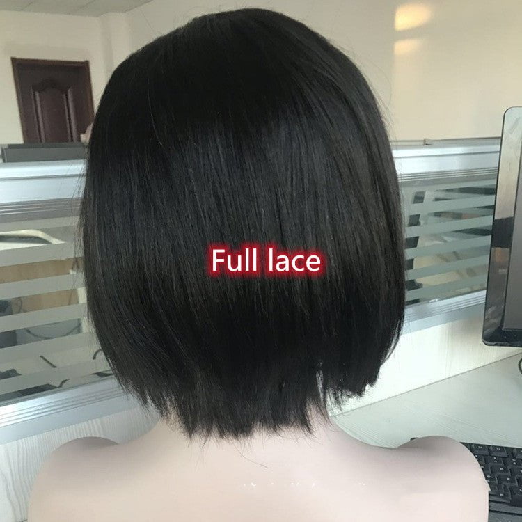 LovelyRLovely LovelyRLovely Semi-Woven Human Hair Shor Full lace LovelyRLovely Semi-Woven Human Hair Short Wig