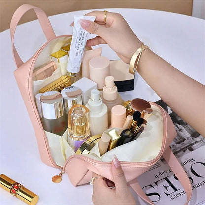 LovelyRLovely LovelyRLovely Shell Shape PU Leather Cos LovelyRLovely Shell Shape PU Leather Cosmetic Bag