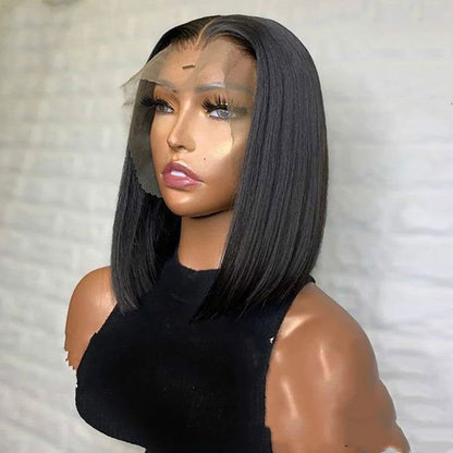 LovelyRLovely LovelyRLovely Short Bob Straight 13x4 Tr LovelyRLovely Short Bob Straight 13x4 Transparent Lace Front Wig