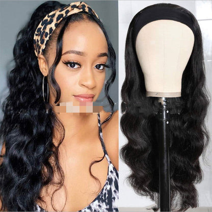 LovelyRLovely LovelyRLovely Silk Headband Curly Wig Black / 10inch LovelyRLovely Silk Headband Curly Wig