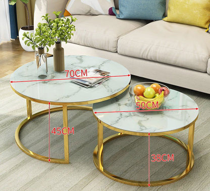 LovelyRLovely LovelyRLovely Simple Home Round Coffee T Small Platinum Stand LovelyRLovely Simple Home Round Coffee Table