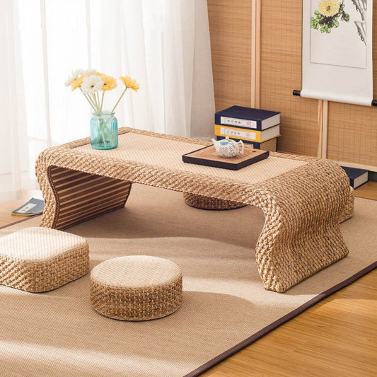 LovelyRLovely LovelyRLovely Simple Rattan Tatami Coffe LovelyRLovely Simple Rattan Tatami Coffee Table