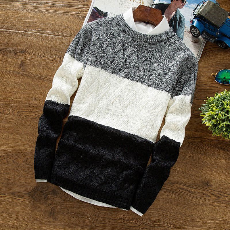 LovelyRLovely LovelyRLovely Slim Round Neck Pullover S Black / 3XL LovelyRLovely Slim Round Neck Pullover Sweater