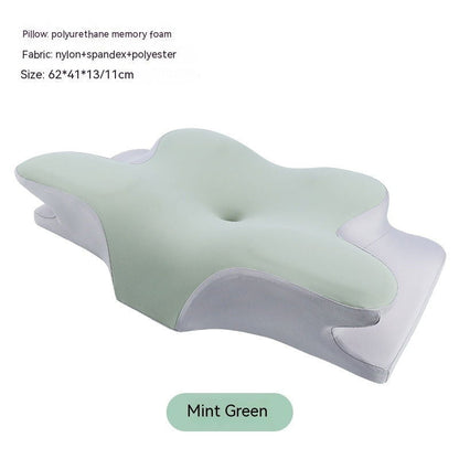 LovelyRLovely LovelyRLovely Slow Rebound Memory Foam C Green / MJ8149 Wing Pillow LovelyRLovely Slow Rebound Memory Foam Cervical Support Pillow