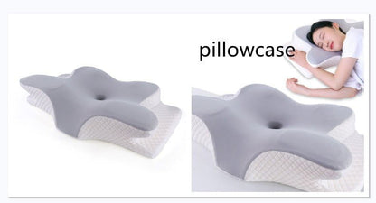 LovelyRLovely LovelyRLovely Slow Rebound Memory Foam C Set / MJ8149 Wing Pillow LovelyRLovely Slow Rebound Memory Foam Cervical Support Pillow