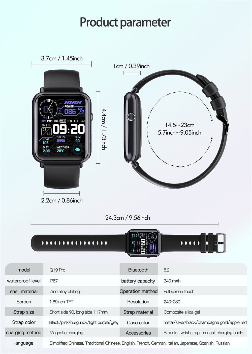 LovelyRLovely LovelyRLovely Smart waterproof watch LovelyRLovely Smart waterproof watch