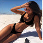 LovelyRLovely LovelyRLovely Solid color bikini Set Black / L LovelyRLovely Solid color bikini