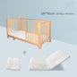 LovelyRLovely LovelyRLovely Solid Wood Splicing Unpain Bed and mat / 1.6M LovelyRLovely Solid Wood Splicing Unpainted Crib