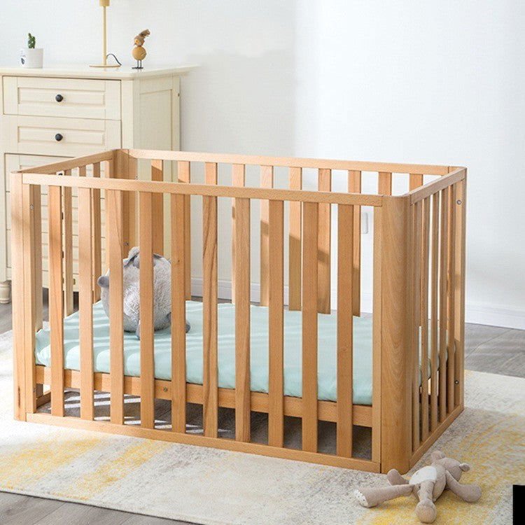 LovelyRLovely LovelyRLovely Solid Wood Splicing Unpain LovelyRLovely Solid Wood Splicing Unpainted Crib