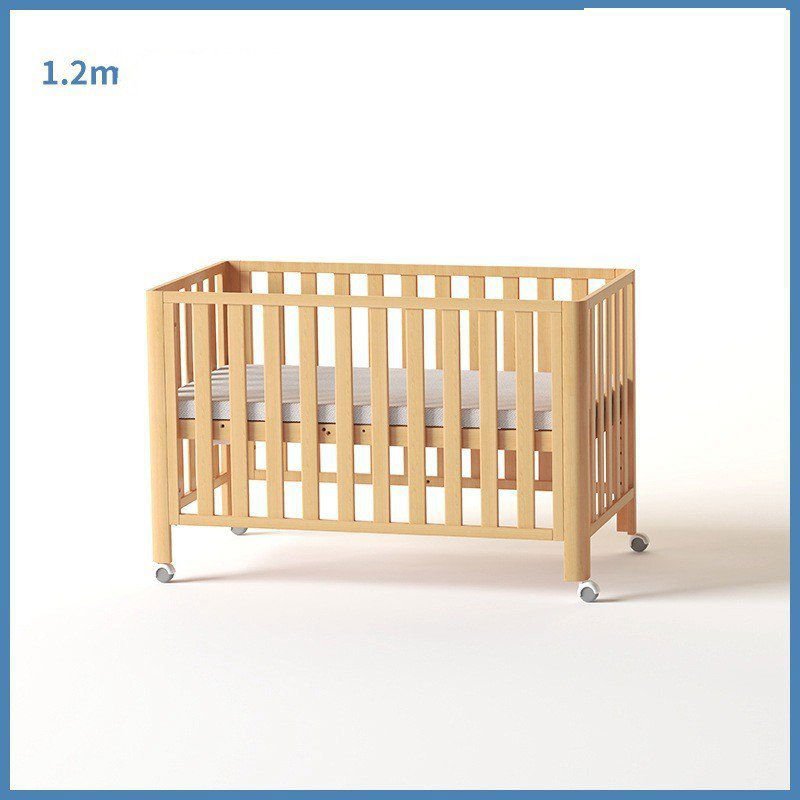 LovelyRLovely LovelyRLovely Solid Wood Splicing Unpain Single bed / 1.2M LovelyRLovely Solid Wood Splicing Unpainted Crib