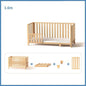 LovelyRLovely LovelyRLovely Solid Wood Splicing Unpain Single bed / 1.6M LovelyRLovely Solid Wood Splicing Unpainted Crib