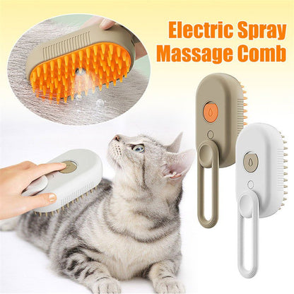 LovelyRLovely LovelyRLovely Steamy Pet 3 In 1 Electric LovelyRLovely 3 In 1 Electric Steam Spray Pet Hair Brushes