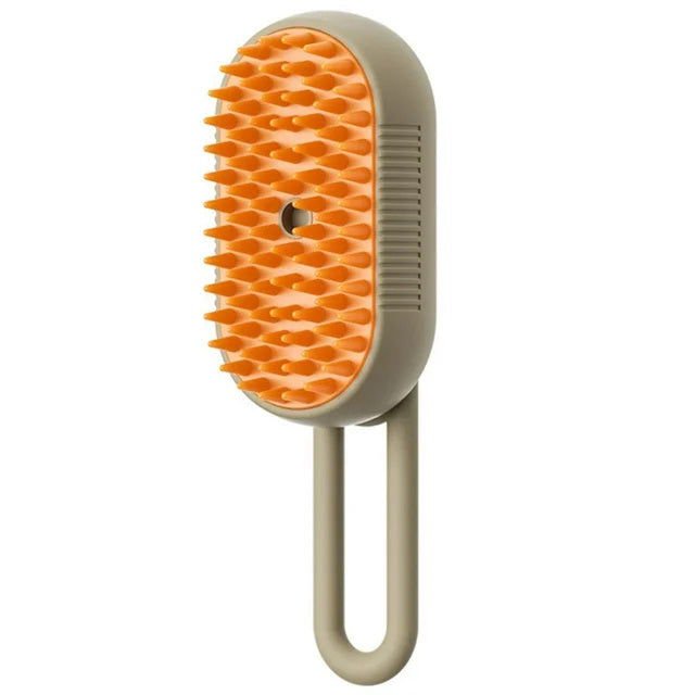 LovelyRLovely LovelyRLovely Steamy Pet 3 In 1 Electric Milk Brown / USB LovelyRLovely 3 In 1 Electric Steam Spray Pet Hair Brushes