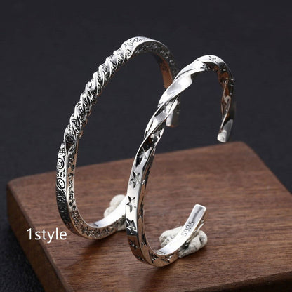 LovelyRLovely LovelyRLovely Sterling Silver Personalit 1style LovelyRLovely Sterling Silver Personality Bracelet