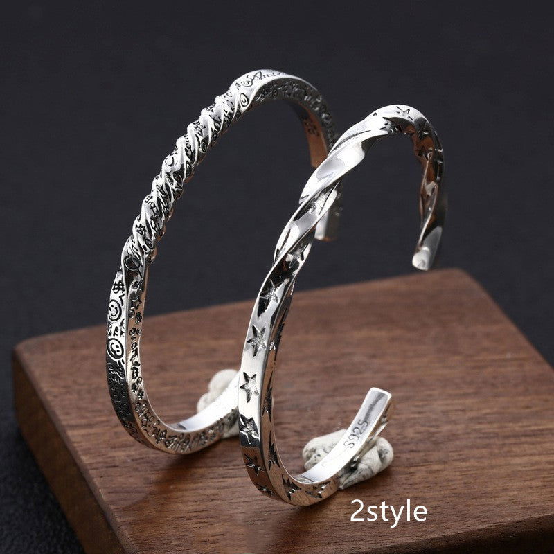 LovelyRLovely LovelyRLovely Sterling Silver Personalit 2style LovelyRLovely Sterling Silver Personality Bracelet