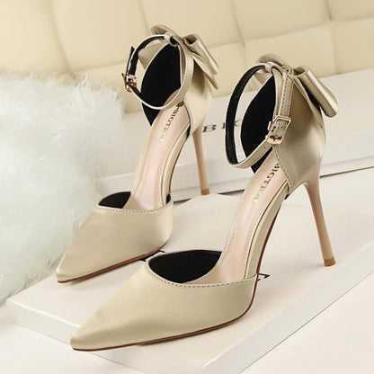 LovelyRLovely LovelyRLovely Stiletto High Heels Shoes Light Gold / 34 LovelyRLovely Stiletto High Heels Shoes