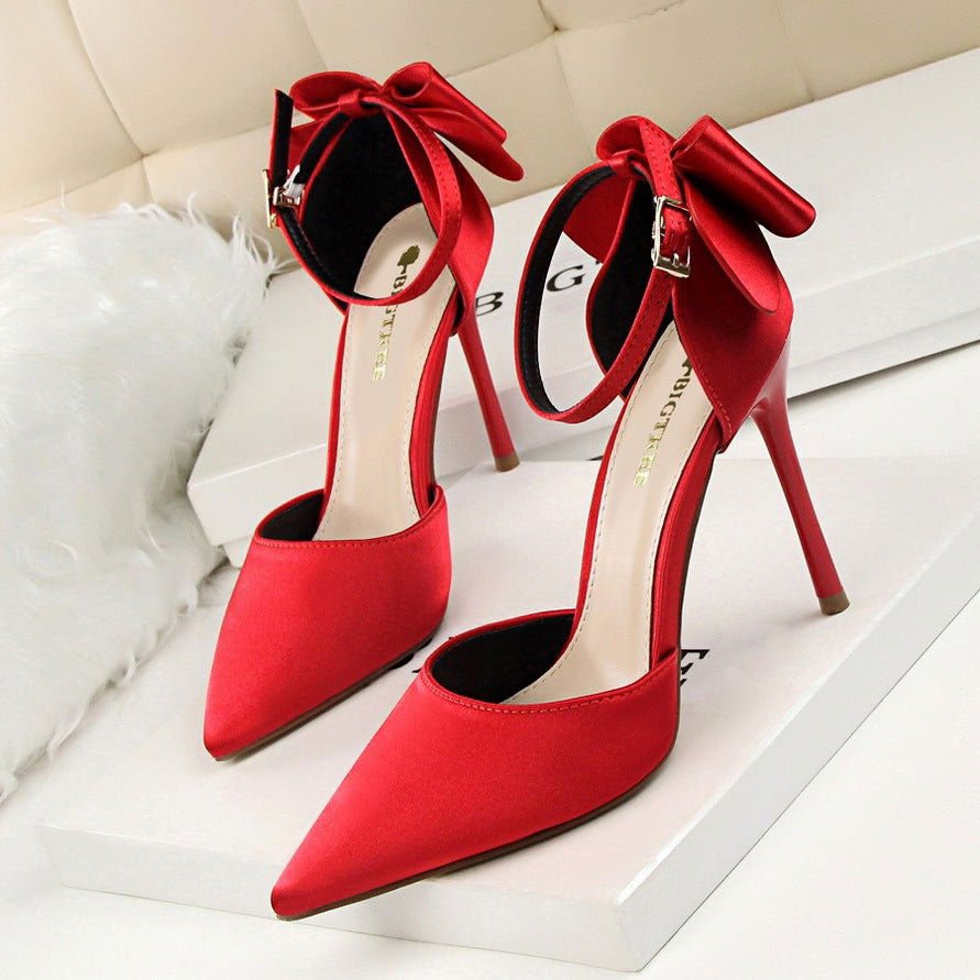 LovelyRLovely LovelyRLovely Stiletto High Heels Shoes Red / 34 LovelyRLovely Stiletto High Heels Shoes