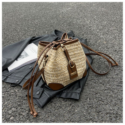 LovelyRLovely LovelyRLovely Straw Plaited Shoulder Bag LovelyRLovely Straw Plaited Shoulder Bag