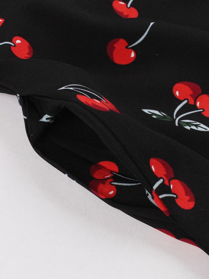 LovelyRLovely LovelyRLovely Strawberry Printed Long Sk LovelyRLovely Strawberry Printed Long Skirt