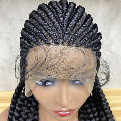 LovelyRLovely LovelyRLovely Stretch Mesh Cornrow Braid LovelyRLovely Stretch Mesh Cornrow Braided Wig