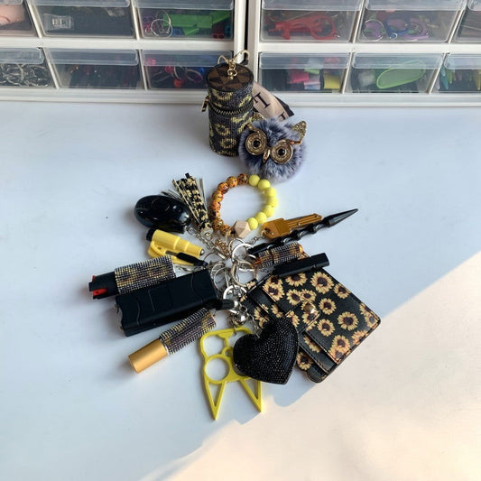 LovelyRLovely LovelyRLovely Sunflower 15pcs Keychain S Sunflower LovelyRLovely Sunflower 15pcs Keychain Set