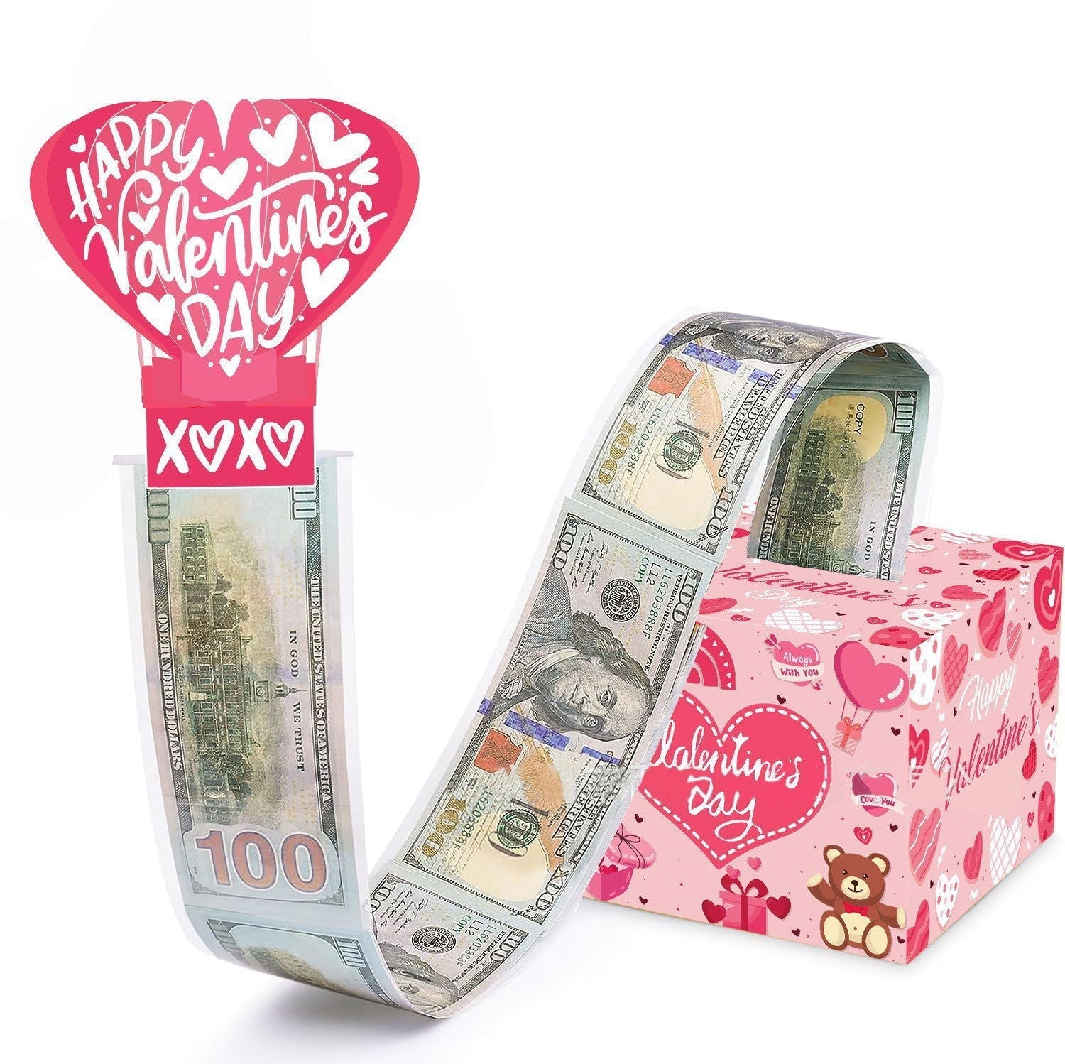 LovelyRLovely LovelyRLovely Surprise Explosion Paper M Valentine's Day Money Box A LovelyRLovely Surprise Explosion Paper Money Box