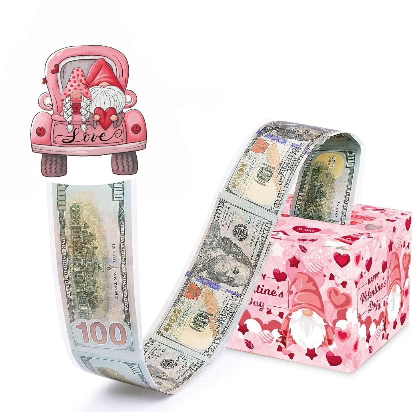 LovelyRLovely LovelyRLovely Surprise Explosion Paper M Valentine's Day Money Box B LovelyRLovely Surprise Explosion Paper Money Box