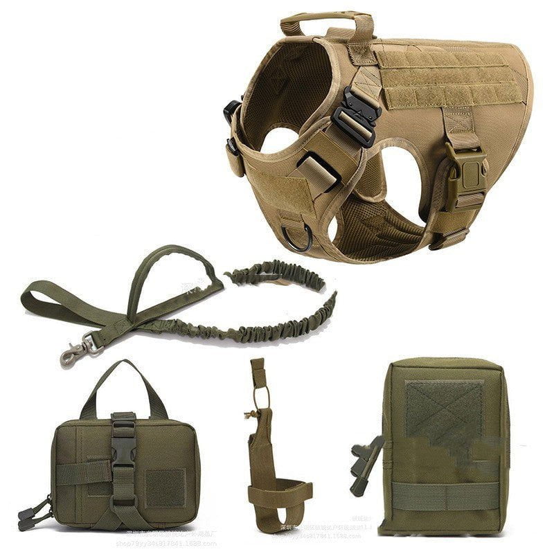 LovelyRLovely LovelyRLovely Tactical Dog Harness And LovelyRLovely Tactical Dog Harness  And Leash Set