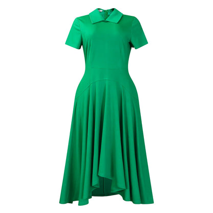 LovelyRLovely LovelyRLovely Temperament High Waist Ban Green / 3XL LovelyRLovely Temperament Banquet Large Swing Dress