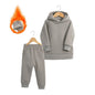 LovelyRLovely LovelyRLovely Thick Children's Hooded S Gray Chip / 100 LovelyRLovely Thick  Children's Hooded Sweater 2-piece Set