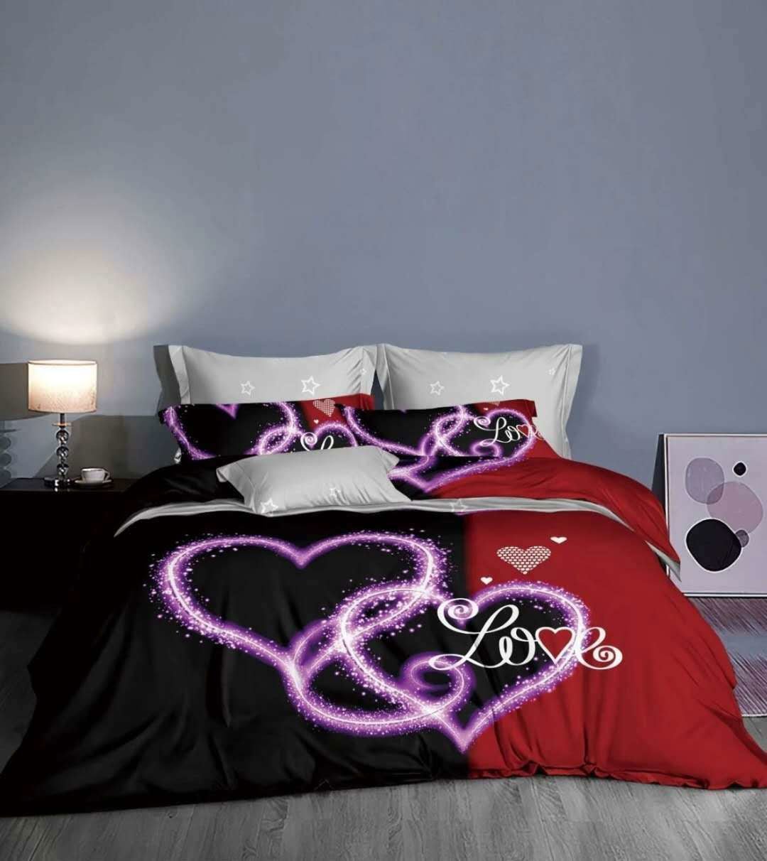 LovelyRLovely LovelyRLovely Three-piece Duvet Set J / 240X220CM LovelyRLovely Three-piece Duvet Set