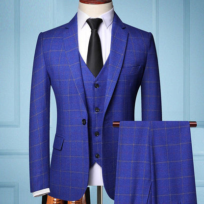 LovelyRLovely LovelyRLovely Three-piece suit for men Blue / 3XL LovelyRLovely Three-piece suit for men