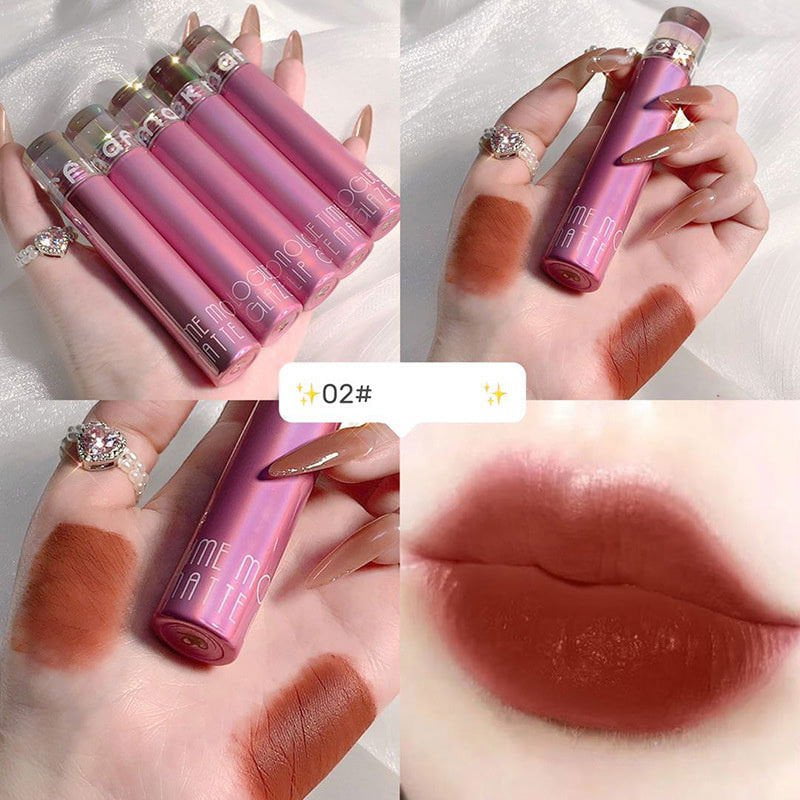 LovelyRLovely LovelyRLovely Time Monologue Matte Lip L 02 Purple Light Gray LovelyRLovely Time Monologue Matte Lip Lacquer