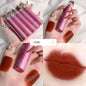 LovelyRLovely LovelyRLovely Time Monologue Matte Lip L 03 Bean Paste Purplish Red LovelyRLovely Time Monologue Matte Lip Lacquer