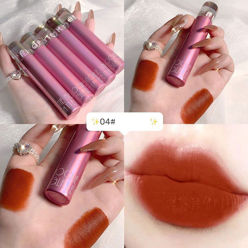 LovelyRLovely LovelyRLovely Time Monologue Matte Lip L 04 Orange Red LovelyRLovely Time Monologue Matte Lip Lacquer