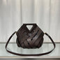 LovelyRLovely LovelyRLovely Triangle Magnetic Buckle H Dark Brown / 26x19x24cm LovelyRLovely Triangle Magnetic Buckle Handbag