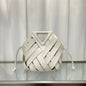 LovelyRLovely LovelyRLovely Triangle Magnetic Buckle H White / 26x19x24cm LovelyRLovely Triangle Magnetic Buckle Handbag