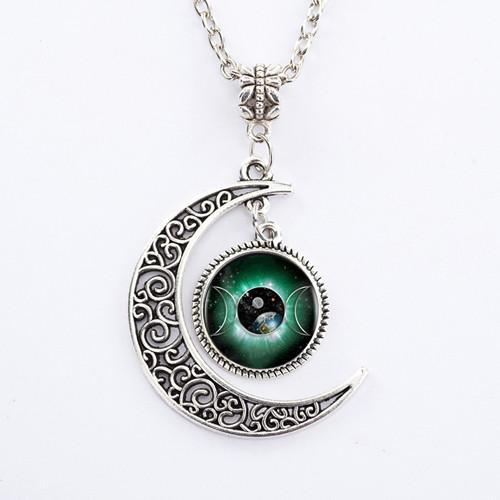 LovelyRLovely LovelyRLovely Triple Moon Goddess Pendan H LovelyRLovely Triple Moon Goddess Pendant Necklace