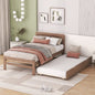 LovelyRLovely LovelyRLovely Twin Size Platform Bed Fra Walnut2 LovelyRLovely Twin Size Platform Bed Frame With Trundle