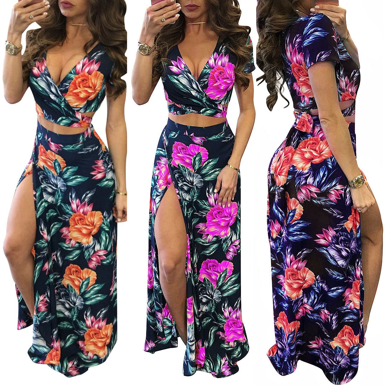 LovelyRLovely LovelyRLovely Two-Piece Floral Dress LovelyRLovely Two-Piece Floral Dress